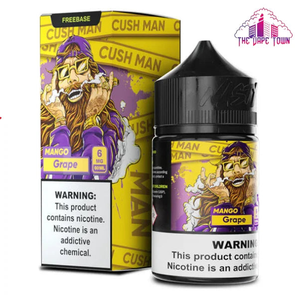 Nasty Cush Man Series Mango Grape With Low Mint 3/6mg - 60ml The Vape Town Nasty Cush Man Series Mango Grape With Low Mint 3/6mg - 60ml The Vape Town