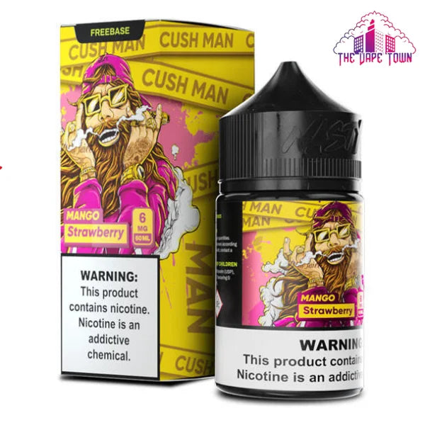 Nasty Juice Cush Man Mango Strawberry With Ice - 60ml The Vape Town Nasty Juice Cush Man Mango Strawberry With Ice - 60ml The Vape Town