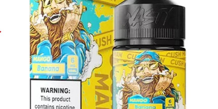 Nasty Real Cush Man With Mango Banana 3/6mg Iced Juice - 60ml