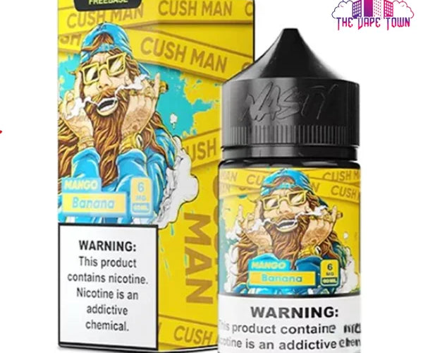 Nasty Real Cush Man With Mango Banana 3/6mg Iced Juice - 60ml  The Vape  Town