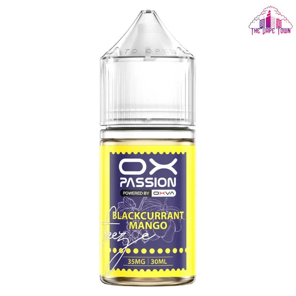 Buy OX Passion Freeze Blackcurrant Mango 30ml Nic Salt The Vape Town Buy OX Passion Freeze Blackcurrant Mango 30ml Nic Salt The Vape Town