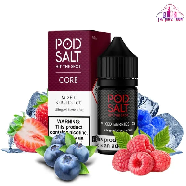 POD SALT MIX BERRIES ICE - 30ml The Vape Town POD SALT MIX BERRIES ICE - 30ml The Vape Town