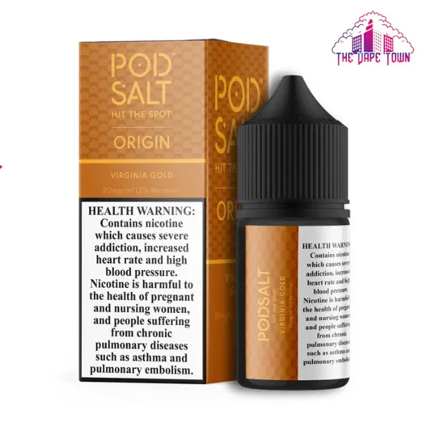 POD SALT ORIGIN VIRGINIA GOLD SALTNIC - 30ML