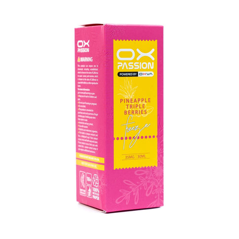 OX Passion Freeze Pineapple Triple Berries By Oxva