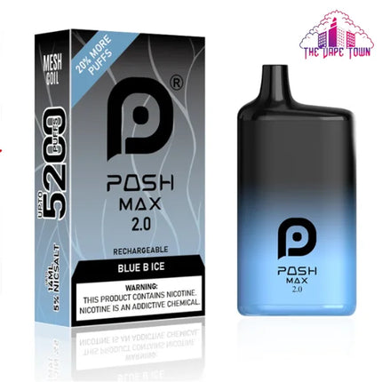 Posh Max 2.0 - Blue B Ice 5200 Puffs