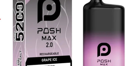 Posh Max 2.0 - Grape Ice 5200 Puffs