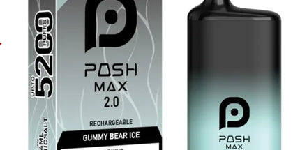 Posh Max 2.0 - Gummy Bear Ice 5200 Puffs The Vape Town Posh Max 2.0 - Gummy Bear Ice 5200 Puffs The Vape Town