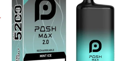 Posh Max 2.0 - Mint Ice 5200 Puffs