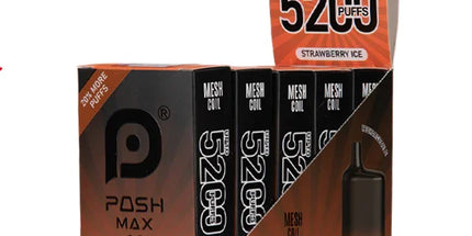 Posh Max 2.0 - Strawberry Ice 5200 Puffs