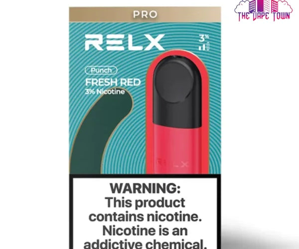 RELX Pod Pro Fresh Red (Watermelon ICE) 3% Nicotine The Vape Town RELX Pod Pro Fresh Red (Watermelon ICE) 3% Nicotine The Vape Town