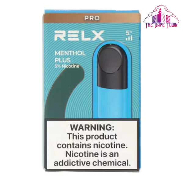 RELX Pod Pro Menthol Plus 5% Nicotine The Vape Town RELX Pod Pro Menthol Plus 5% Nicotine The Vape Town