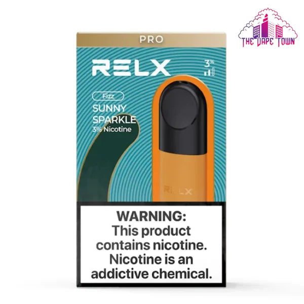 RELX Pod Pro – Sunny Sparkle (Orange Soda ICE) – 3% Nicotine