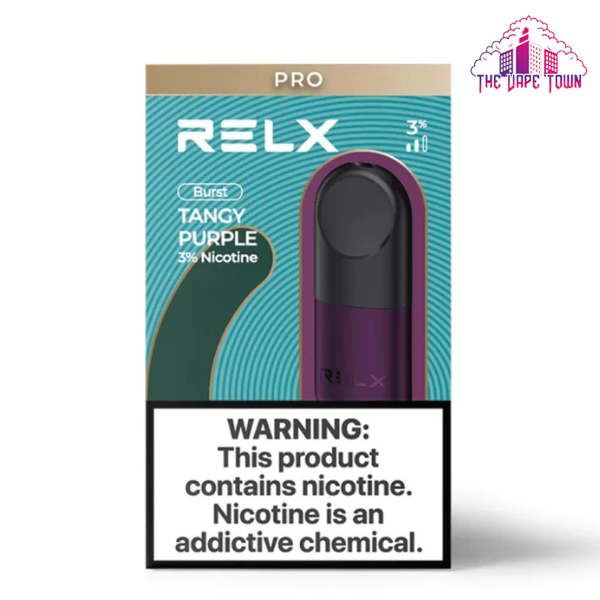 RELX Pod Pro – Tangy Purple (Grape ICE) – 3% Nicotine