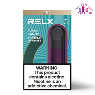 RELX Pod Pro – Tangy Purple (Grape ICE) – 3% Nicotine