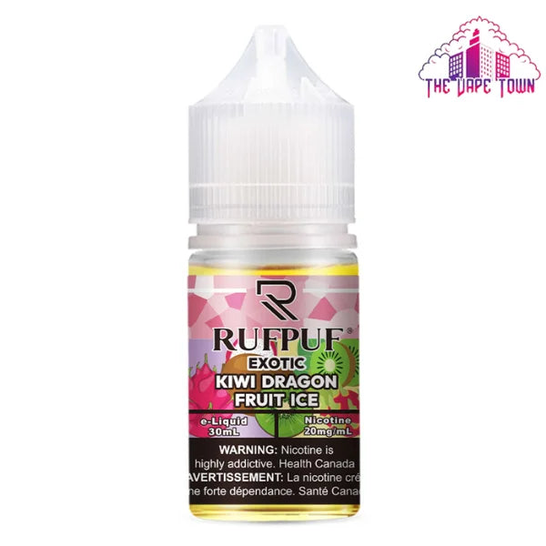 RufPuf Exotic Kiwi Dragon Fruit Ice Nic Salt – 30ml