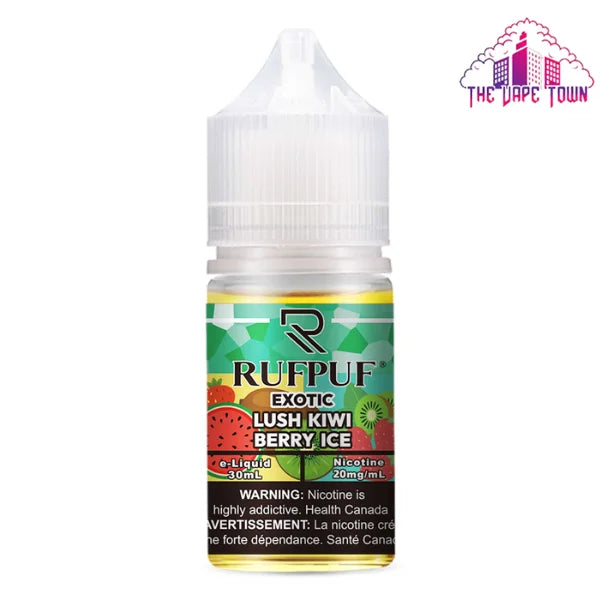 RufPuf Exotic Lush Kiwi Berry Ice Nic Salt – 30ml