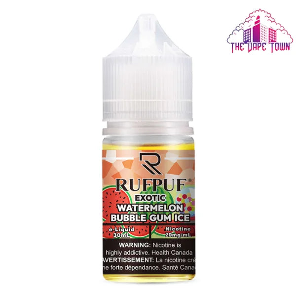 RufPuf Exotic Watermelon Bubble Gum Ice Nic Salt – 30ml