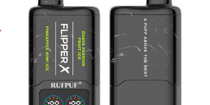 Rufpuf Flipper X Disposable – Guava Passion Fruit Ice + Pineapple Kiwi Ice 50mg (20000Puffs)
