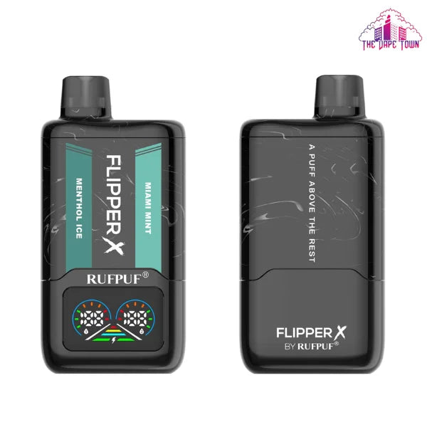 Rufpuf Flipper X Disposable – Menthol Ice + Miami Mint 50mg (40000 Puffs)