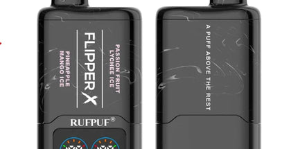 Rufpuf Flipper X Disposable – Passion Fruit Lychee Ice + Pineapple Mango Ice 50mg (20000Puffs)