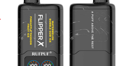 Rufpuf Flipper X Disposable – Watermelon Bubble Gum Ice + Pineapple Passion Fruit Ice 50mg (20000Puffs)
