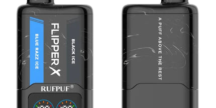 Rufpuf Flipper X Disposable – Blue Razz Ice+ Black Ice 50mg (40000 Puffs)