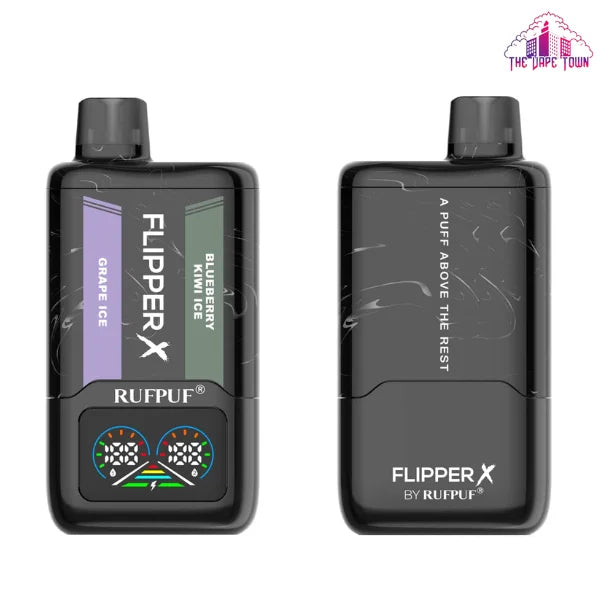 Rufpuf Flipper X Disposable – Grape Ice + Blueberry Kiwi Ice 50mg (40000 Puffs)