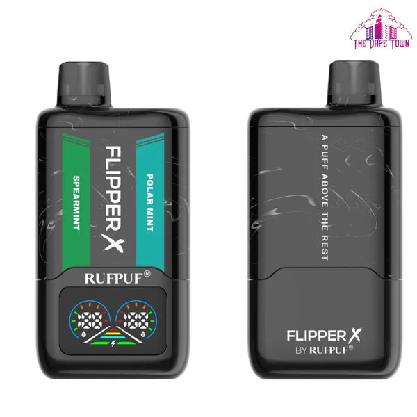 Rufpuf Flipper X Disposable – Spearmint + Polar Mint 50mg (40000 Puffs)
