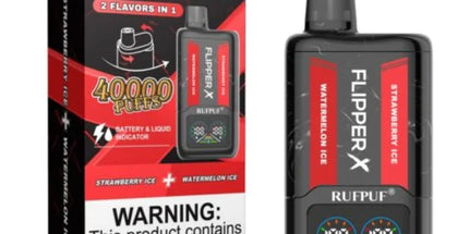 Rufpuf Flipper X Disposable – Watermelon Ice + Strawberry Ice 50mg (40000 Puffs)