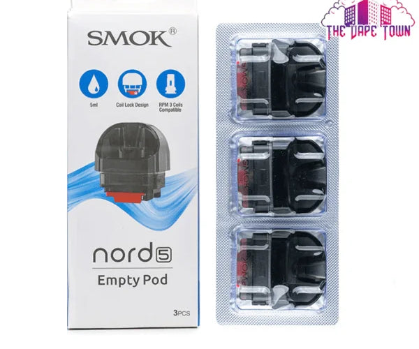 SMOK Nord 5 Empty Pod Cartridge - 5ml  The Vape Town