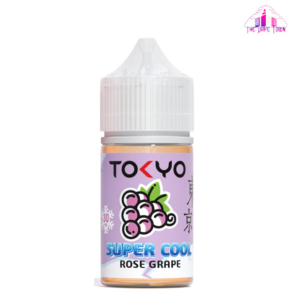 Tokyo Super Cool Rose Grape iced Nic Salt - 30ml