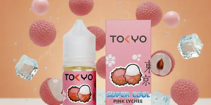 TOKYO SUPER COOL PINK LYCHEE iced Nic Salt - 30ML