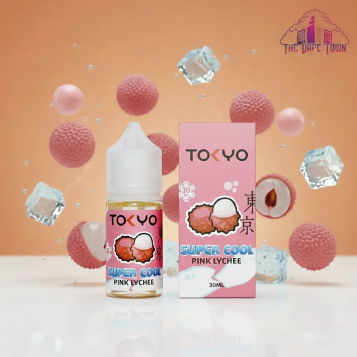 TOKYO SUPER COOL PINK LYCHEE iced Nic Salt - 30ML