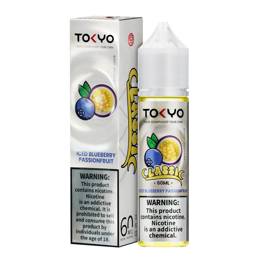 Tokyo Classic Series Iced Blueberry Passionfruit 60ml