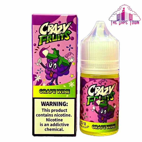 Tokyo Crazy Fruit Grape Wine ice Nic Salt - 30ml