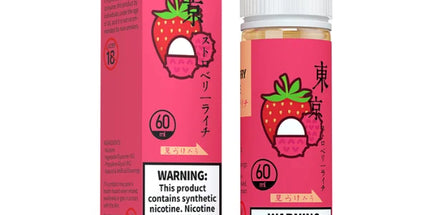 Tokyo Iced strawberry Lychee Freebase - 60ml