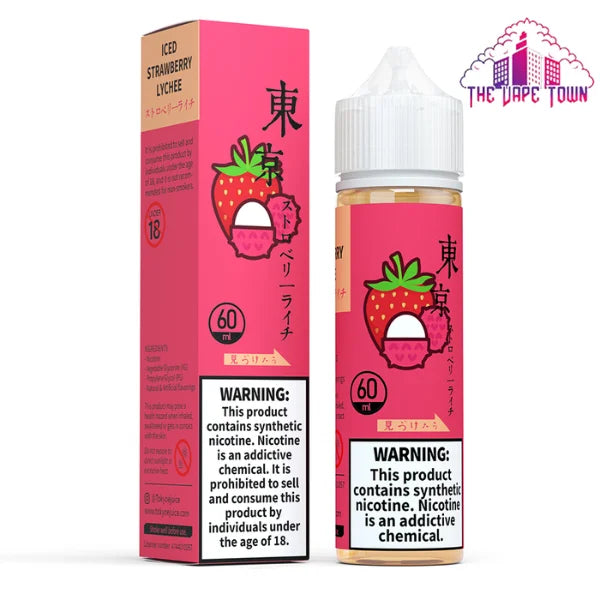 Tokyo Iced strawberry Lychee Freebase - 60ml