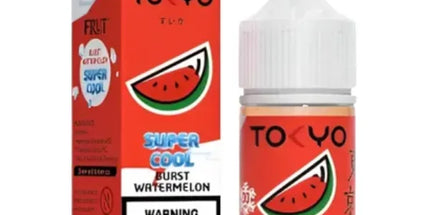 Tokyo Super Cool Burst Watermelon ice Nic Salt - 30ml