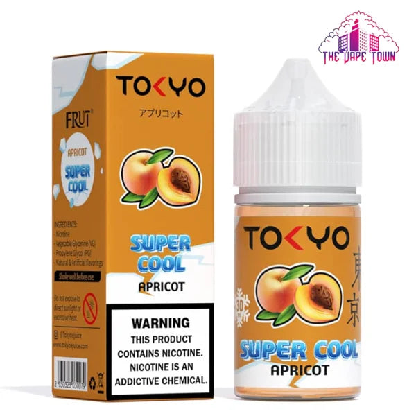 Tokyo Super Cool Apricot ice Nic Salt - 30ml