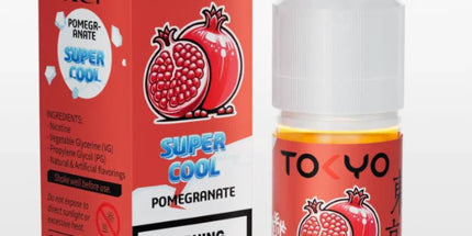Tokyo Super Cool Pomegranate iced Nic Salt - 30ml