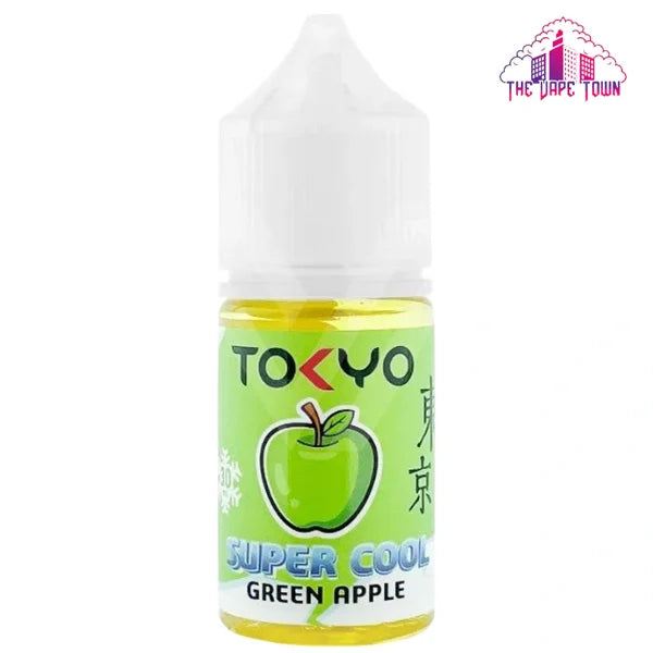 Tokyo Super Cool Green Apple iced Nic Salt - 30ml