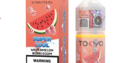 Tokyo Super Cool Watermelon Bubble Gum 30ml
