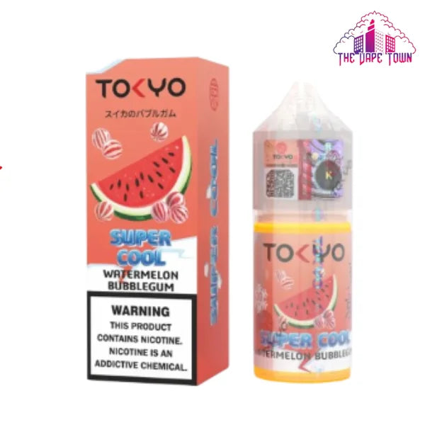 Tokyo Super Cool Watermelon Bubble Gum 30ml