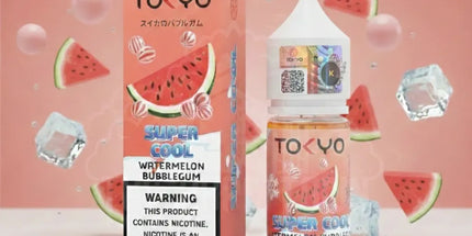 Tokyo Super Cool Watermelon Bubble Gum 30ml  The Vape Town