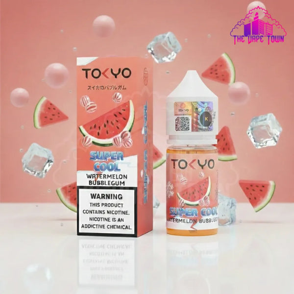 Tokyo Super Cool Watermelon Bubble Gum 30ml