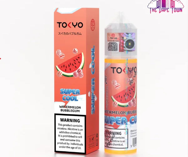 Buy Tokyo Super Cool Watermelon Bubblegum - 60ml | Pakistan  The Vape Town