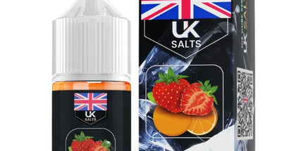 UK Salts Iced Orange & Strawberry - 30ml