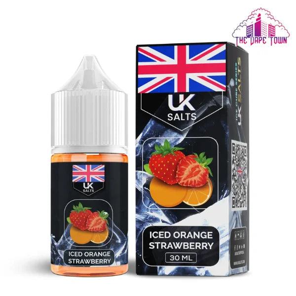 UK Salts Iced Orange & Strawberry - 30ml