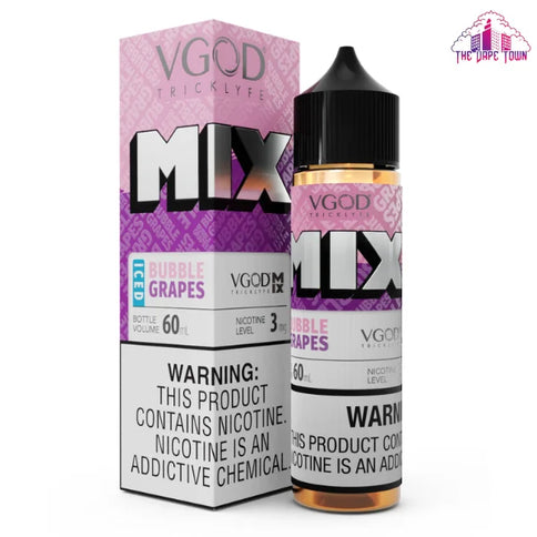 VGOD Mix Iced Bubble Grapes Freebase E-Liquid 60ml