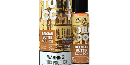 Belgian Butterscotch SaltNic E-Liquid 30ml | VGOD Tobacco Plus The Vape Town Belgian Butterscotch SaltNic E-Liquid 30ml | VGOD Tobacco Plus The Vape Town